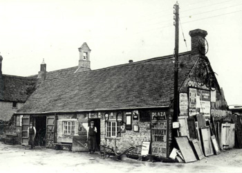 Blacksmith Frederick George Crouch and his forge